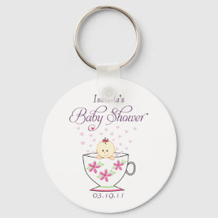Baby in Tee-Cup-Schlüsselanhänger Schlüsselanhänger