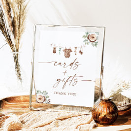 Baby Is Brewing Coffee Baby Shower Cards & Gifts Poster