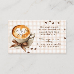Baby is Brewing Coffee Bean Thema Baby Shower Begleitkarte