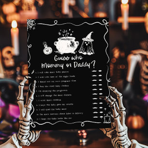 Baby is Brewing Halloween Rate mal, wer Mami oder