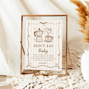 Baby Is Brewing Ne pas dire Baby Game Poster