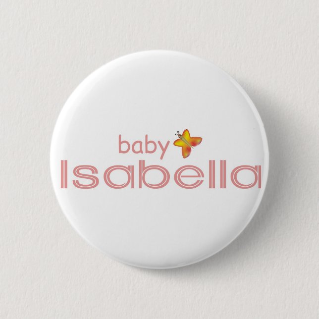 Baby Isabella Button (Vorderseite)