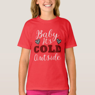 Baby ist draußen im Winter kalt T-Shirt