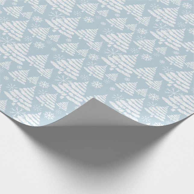 Baby ist es kalte Außenseiten-blaue Geschenkpapier (Ecke)