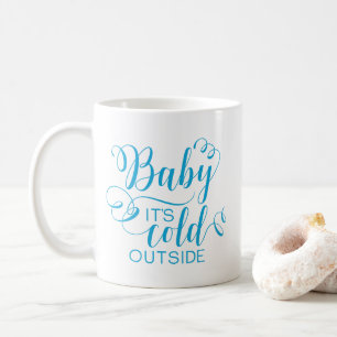 Baby ist es kalte äußere Kaffee-Tasse Kaffeetasse
