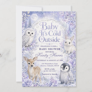 Baby It’s Cold Outside Winter Baby Shower Einladung