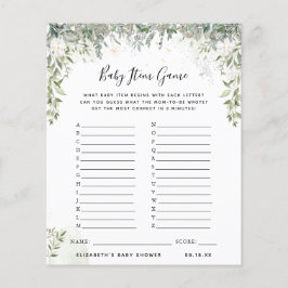 Baby Item Game | Baby Showspiel