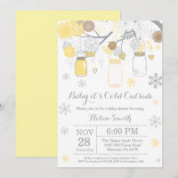 Baby its Cold Outdoor Mason Jar Baby Shower