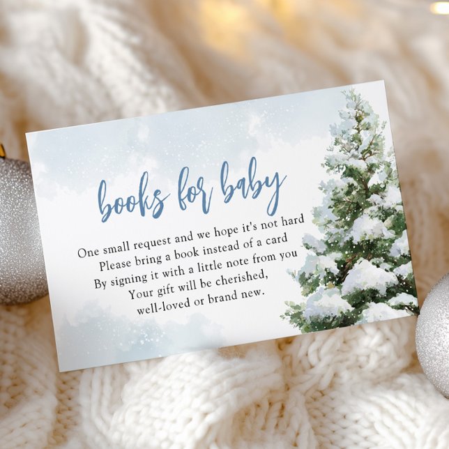 Baby It's Cold Outside Baby Shower Books for Baby Begleitkarte (Von Creator hochgeladen)