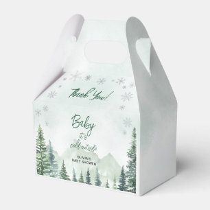 Baby it's Cold Outside Baby Shower Danke Geschenkschachtel