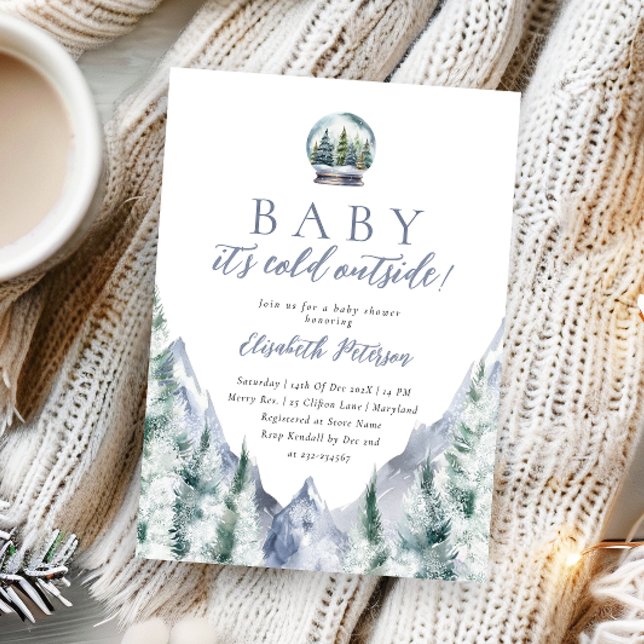 Baby It's Cold Outside Baby shower Invitation (Créateur téléchargé)