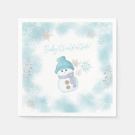 Baby It's Cold Outside Baby Shower Paper Napkin Serviette