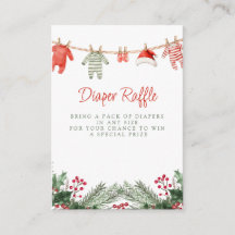 Baby It's Cold Outside Baby Shower Windel-Raffel