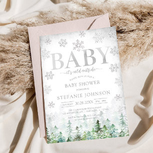 Baby It's Cold Outside Babyparty-Einladung Einladung