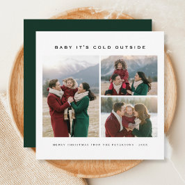 Baby It's Cold Outside Family 3 Foto Weihnachten
