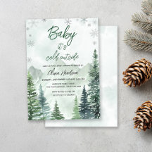 Baby its cold outside Gender neutral baby shower