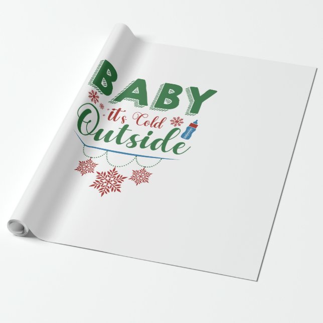 Baby It's Cold Outside Geschenkpapier (Ungerollt)