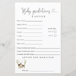 Baby It's Cold Outside Predictions Carte conseil