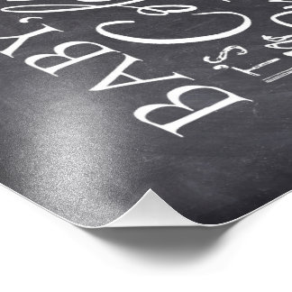 Baby It's Cold Outside Warm Beverage Bar Sign Fotodruck