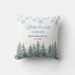 Baby It's Cold Outside Winter-Baby-Party Kissen