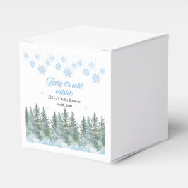 Baby It's Cold Outside Winter Baby Shower Geschenkschachtel