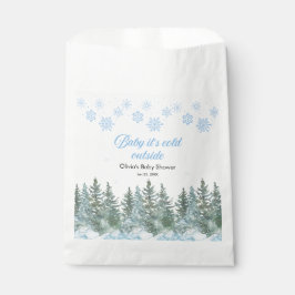 Baby It's Cold Outside Winter Baby Shower Geschenktütchen