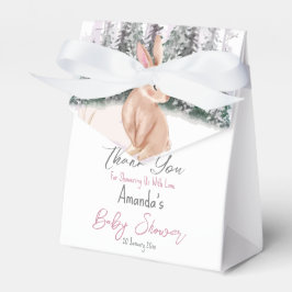 Baby It's Cold Outside Winter Bunny Baby Showe Geschenkschachtel