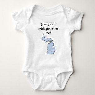 Baby, jemand in Michigan-Lieben ich! Baby Strampler