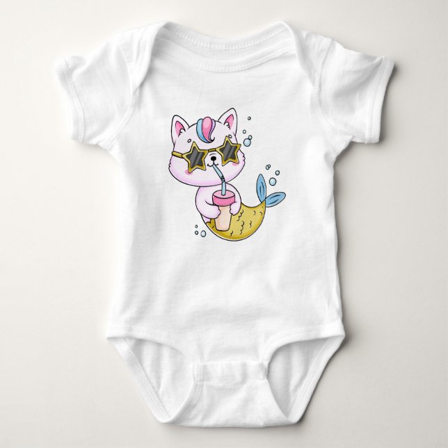 Baby Jersey Bodysuit Baby Strampler (Vorderseite)