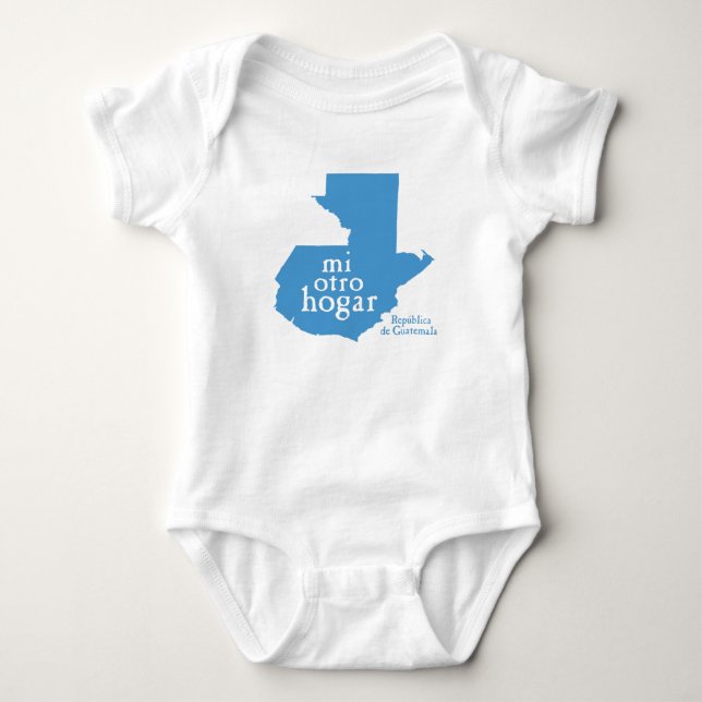 Baby-Jersey-Bodysuit GUATEMALA Baby Strampler (Vorderseite)