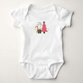 Baby Jersey Bodysuit Happy New Year Strampler