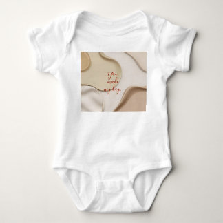 Baby Jersey Bodysuit in stilvoller Grafik Strampler