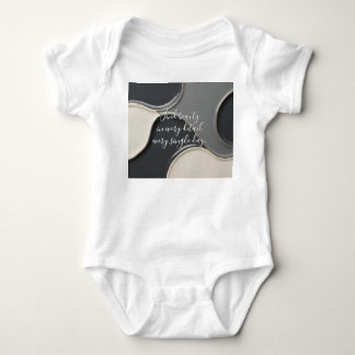 Baby Jersey Bodysuit in stilvoller Grafik Strampler