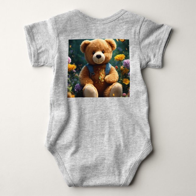 Baby Jersey Bodysuit Strampler (Rückseite)
