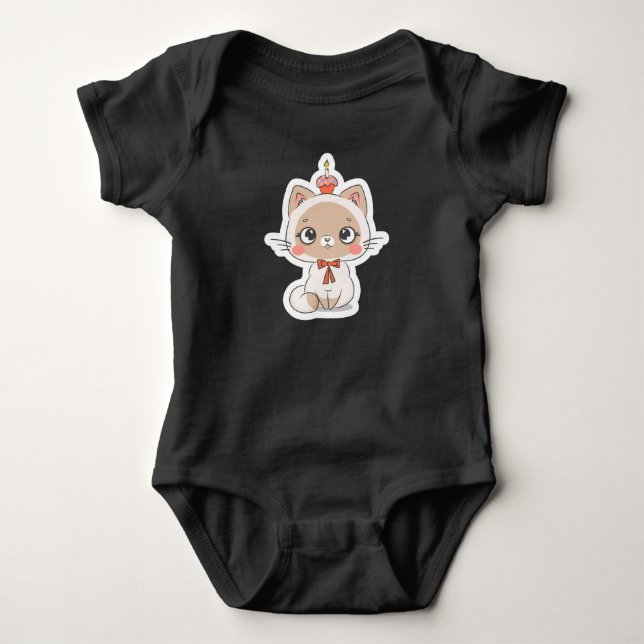 Baby Jersey Bodysuit Strampler (Vorderseite)