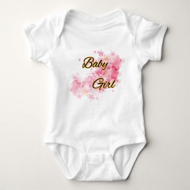 Baby Jersey Bodysuit Strampler (Vorderseite)