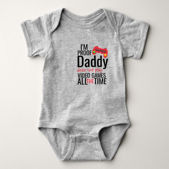 Baby Jersey Bodysuit Strampler (Vorderseite)