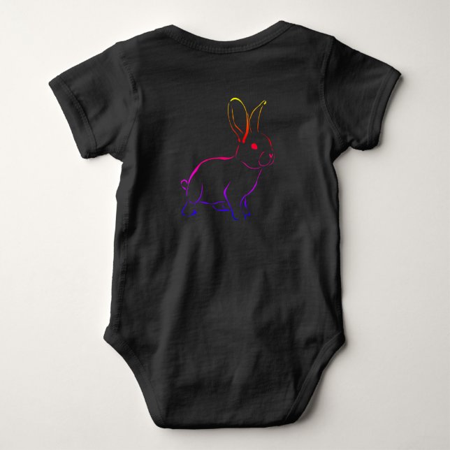 Baby Jersey Bodysuit Strampler (Rückseite)