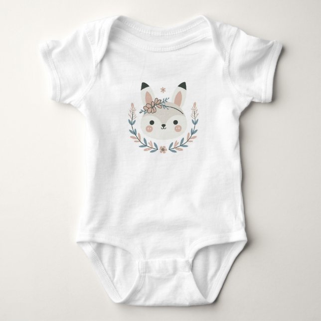 Baby Jersey Bodysuit Strampler (Vorderseite)