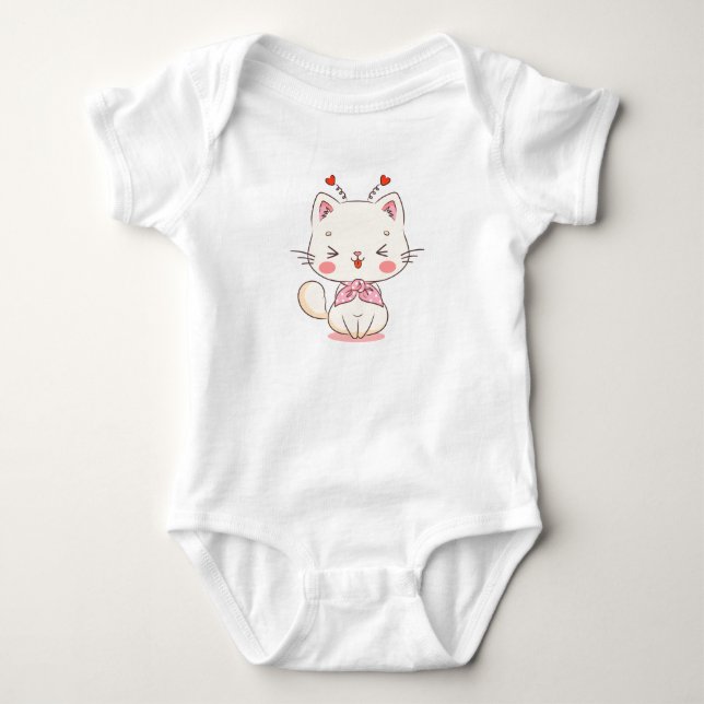 Baby Jersey Bodysuit Strampler (Vorderseite)