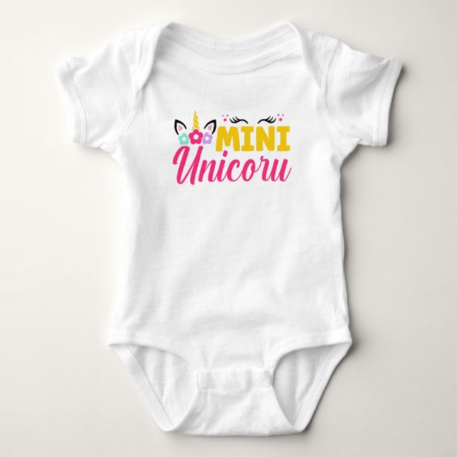 Baby Jersey Bodysuit Strampler (Vorderseite)