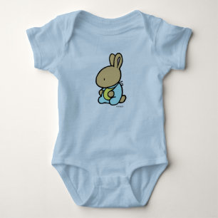 Baby-Jersey-Bodysuit, süßes Häschen Baby Strampler