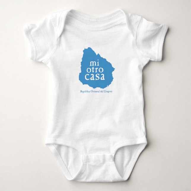 Baby-Jersey-Bodysuit URUGUAY Baby Strampler (Vorderseite)