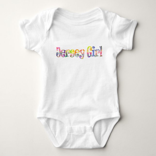 Baby Jersey Girl onsie Strampler (Vorderseite)