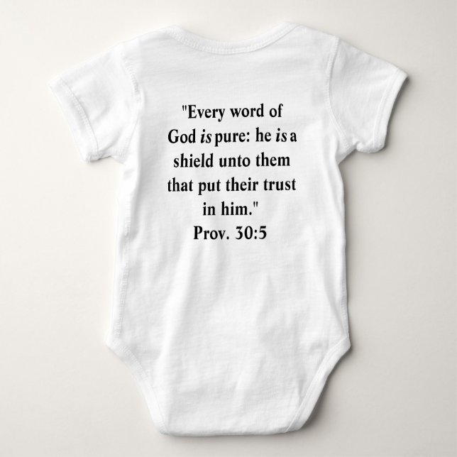 Baby Jersey Strampler (Rückseite)