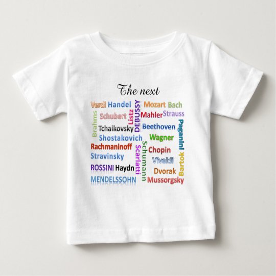 Baby-Jersey-T - Shirt der folgende große