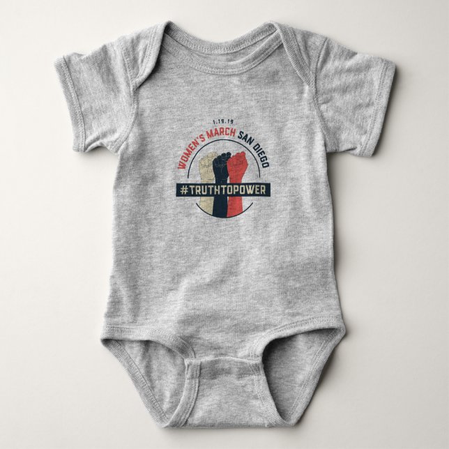 Baby Jersey Wahrheit zum Power Strampler (Vorderseite)