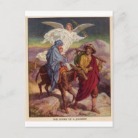 Baby Jesus auf dem Weg nach Ägypten