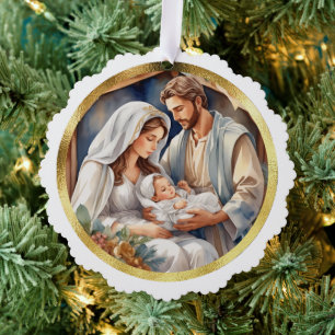Baby Jesus Carte de vacances de la Nativité