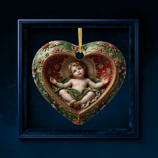 Baby Jesus Cradle of Light Ornament (Von Creator hochgeladen)